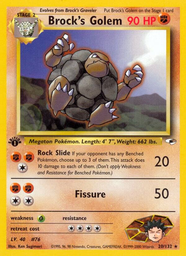Brock's Golem | Gym Heroes #020/132