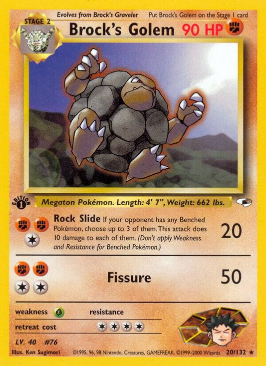 Brock's Golem | Gym Heroes #020/132