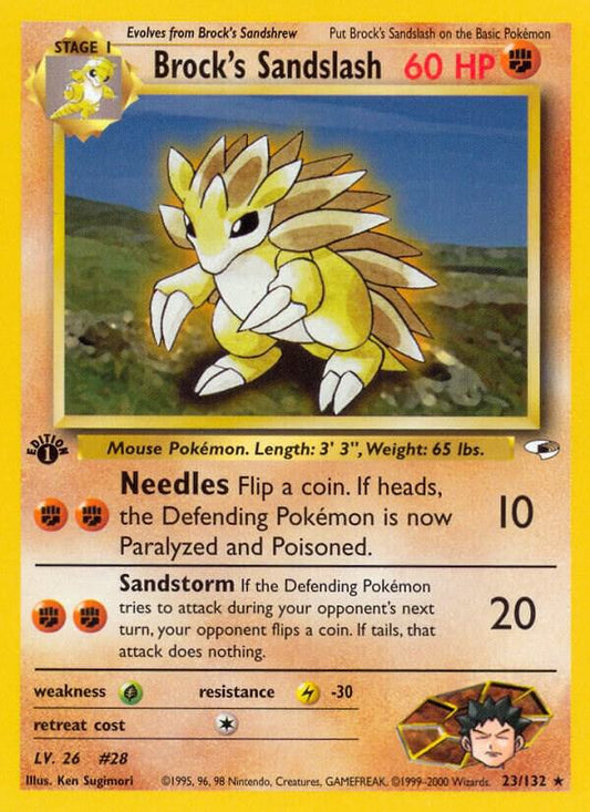 Brock's Sandslash | Gym Heroes #023/132