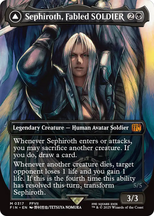 Sephiroth, Fabled SOLDIER // Sephiroth, One-Winged Angel | FINAL FANTASY #317