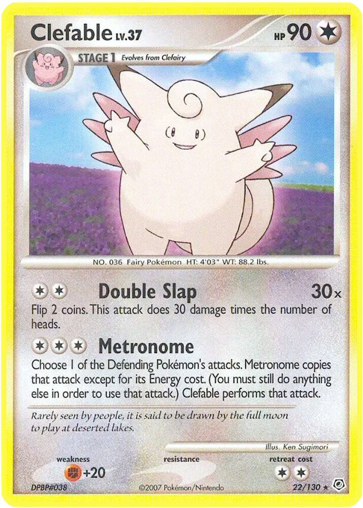 Clefable | Diamond and Pearl #22/130