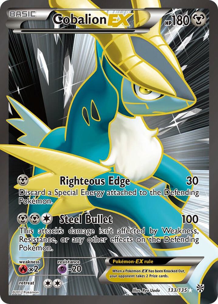 Cobalion EX (133 Full Art) | Plasma Storm #133/135
