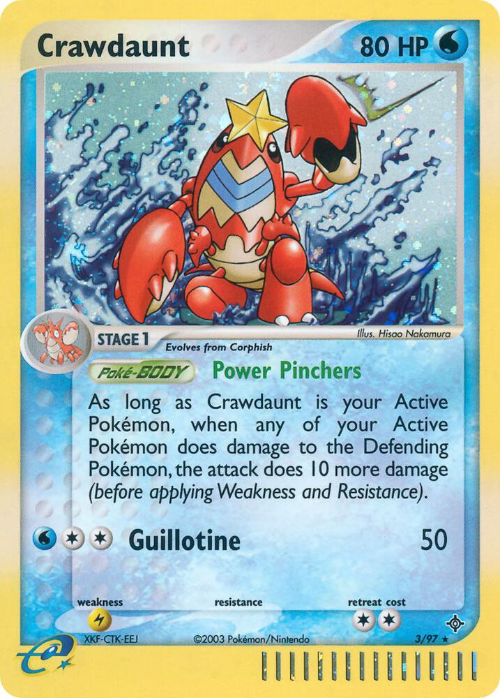 Crawdaunt - 3/97 | EX Dragon #3/97