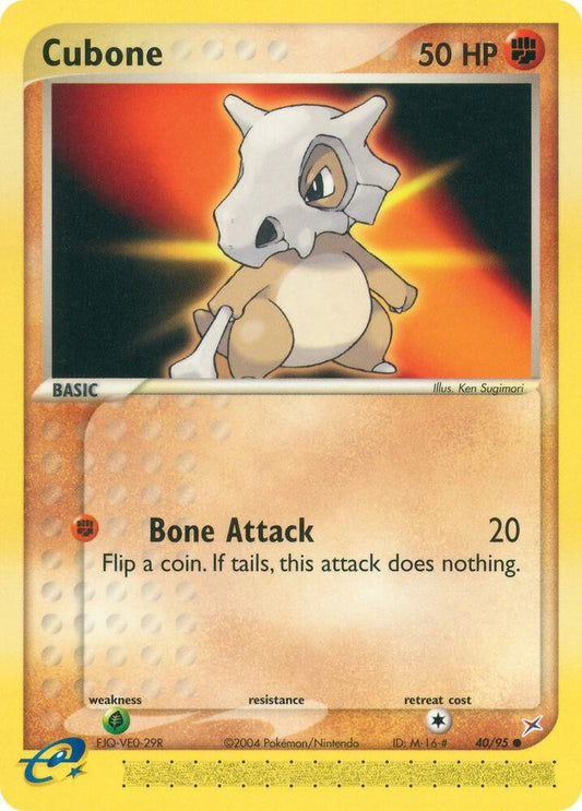 Cubone | Team Magma vs Team Aqua #40/95