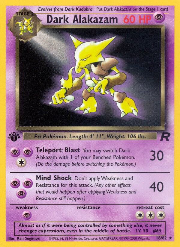 Dark Alakazam (18) | Team Rocket #18/82