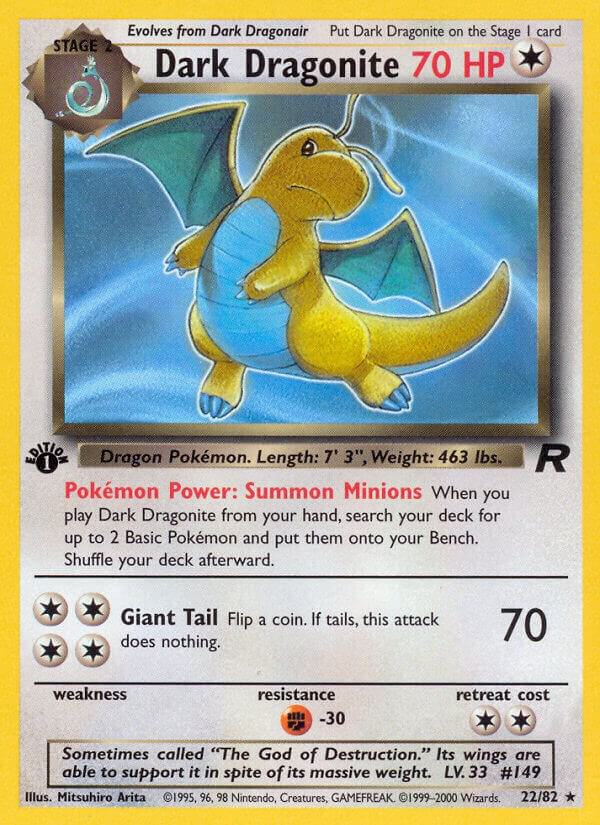 Dark Dragonite (22) | Team Rocket #22/82
