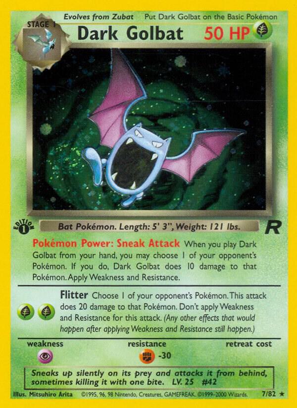 Dark Golbat (7) | Team Rocket #07/82