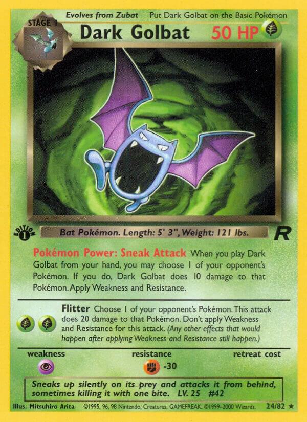 Dark Golbat (24) | Team Rocket #24/82