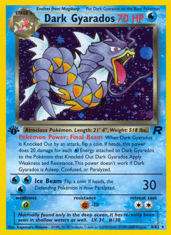 Dark Gyarados (8) | Team Rocket #08/82