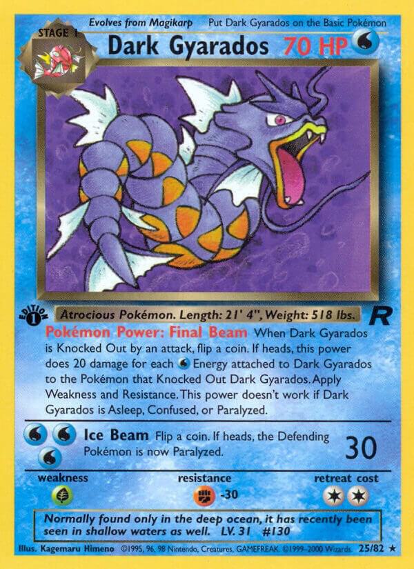 Dark Gyarados (25) | Team Rocket #25/82