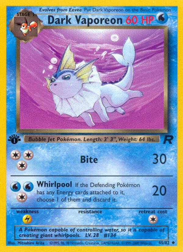 Dark Vaporeon | Team Rocket #45/82