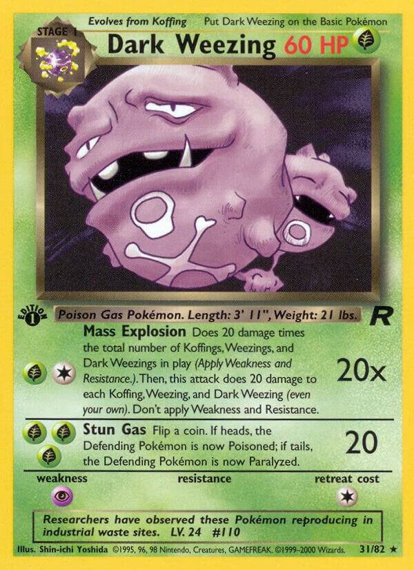 Dark Weezing (31) | Team Rocket #31/82