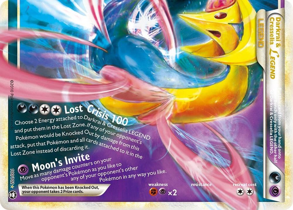 Darkrai & Cresselia Legend (Bottom) | Triumphant #100/102