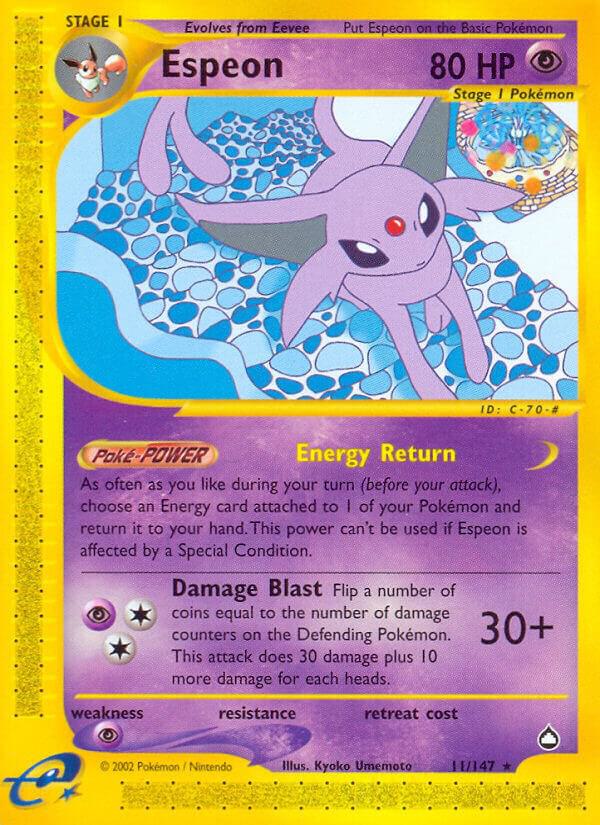 Espeon | Aquapolis #011/147