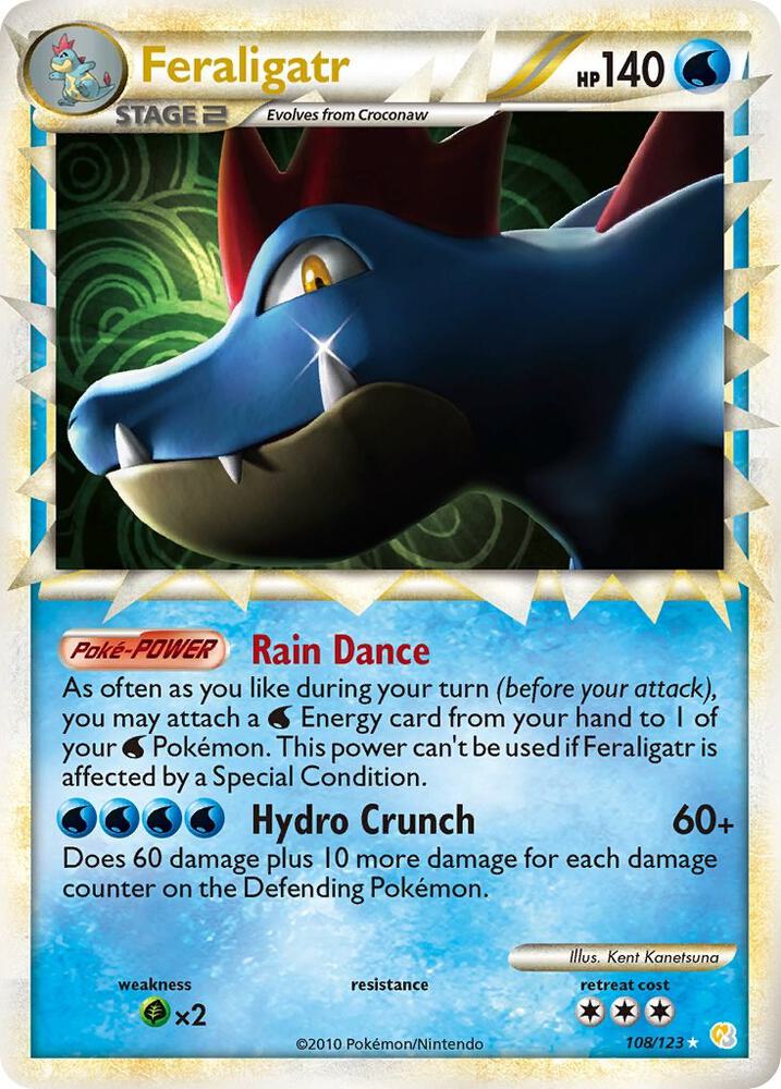 Feraligatr (Prime) | HeartGold SoulSilver #108/123