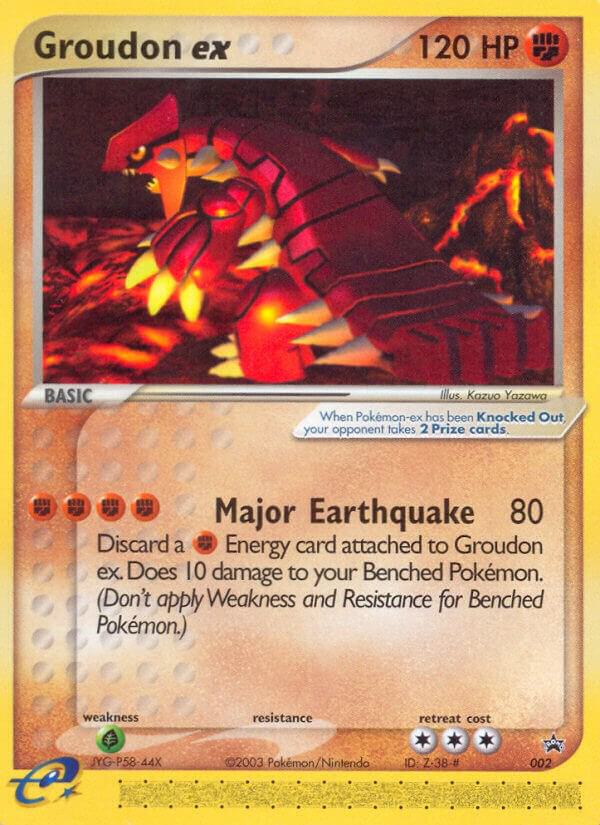 Groudon ex - 002 (Nintendo Power Magazine) | Nintendo Promos #002