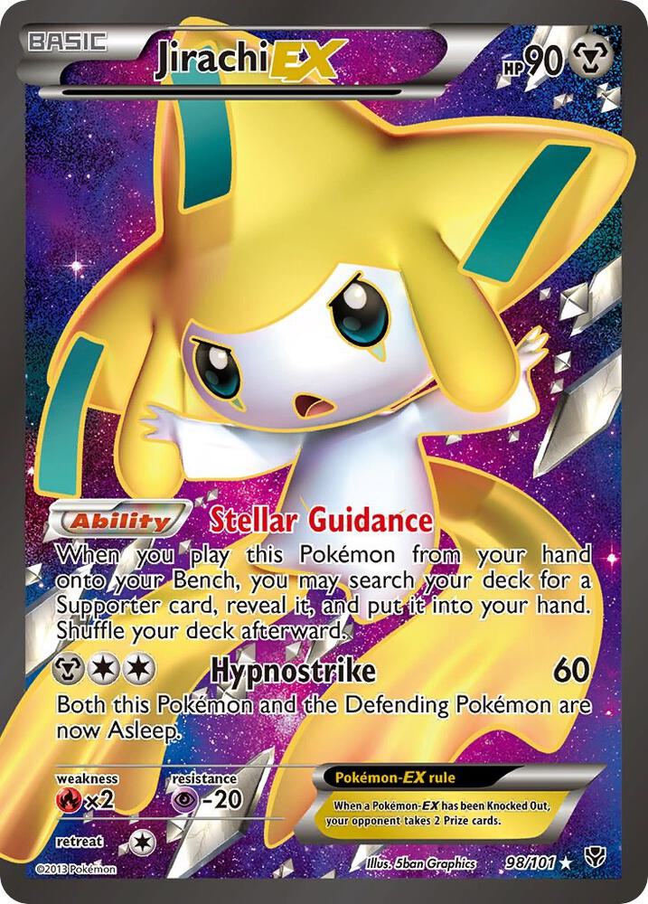 Jirachi EX (98 Full Art) | Plasma Blast #98/101