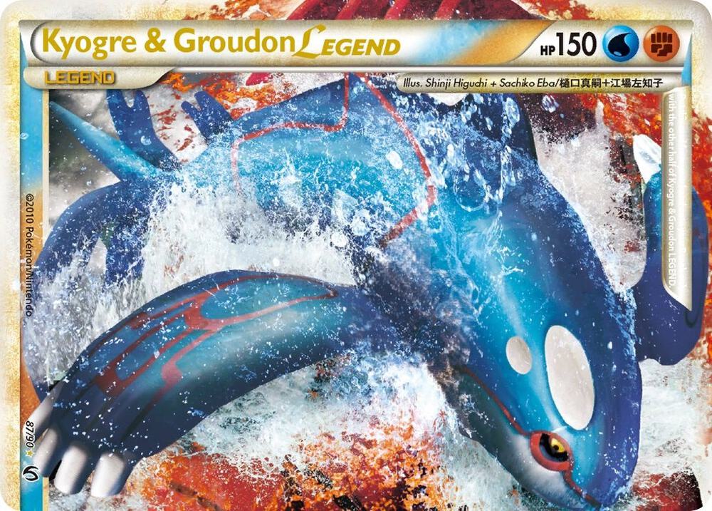 Kyogre & Groudon Legend (Top) | Undaunted #87/90