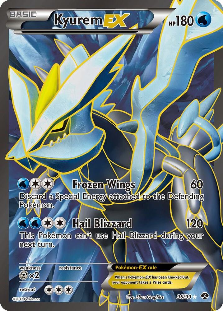 Kyurem EX (96 Full Art) | Next Destinies #96/99