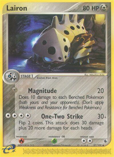Lairon - 37/109 | EX Ruby and Sapphire #37/109