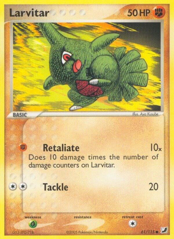 Larvitar | EX Unseen Forces #61/115