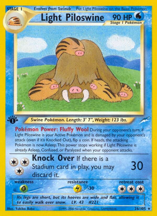 Light Piloswine | Neo Destiny #026/105