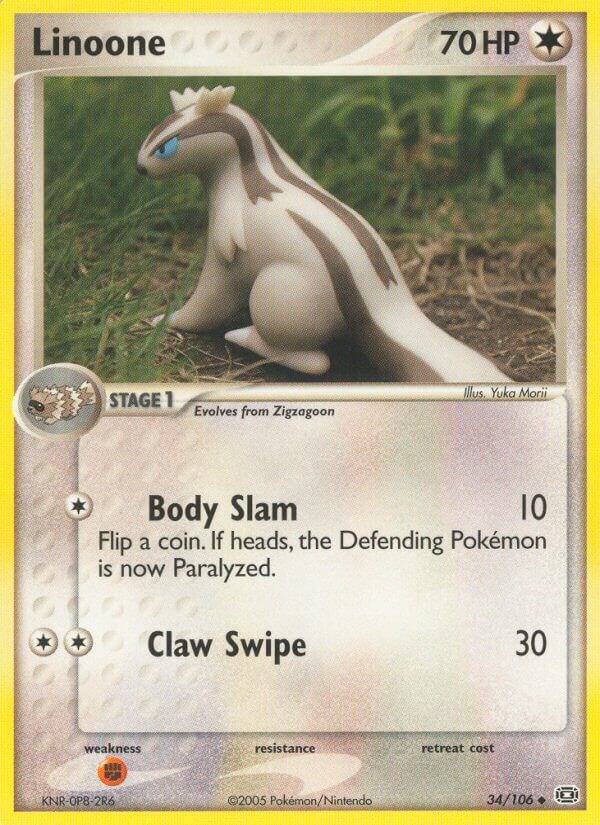 Linoone | EX Emerald #34/106