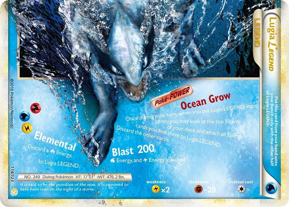 Lugia Legend (Bottom) | HeartGold SoulSilver #114/123