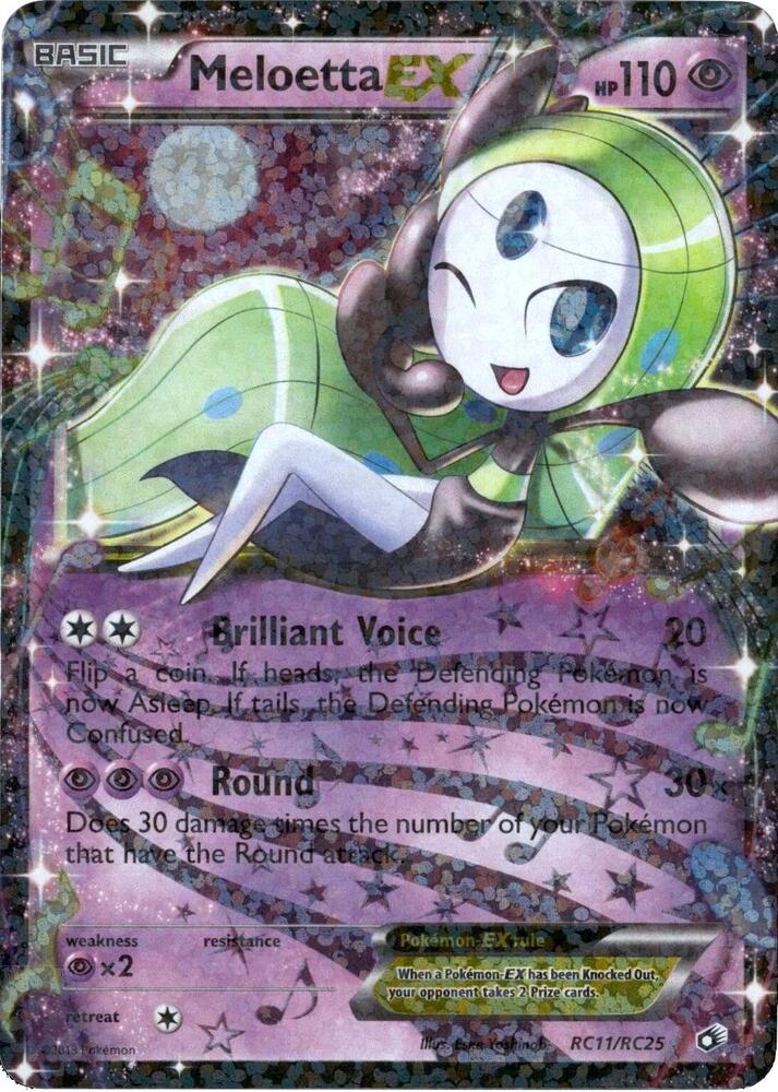 Meloetta EX | Legendary Treasures: Radiant Collection #RC11/RC25