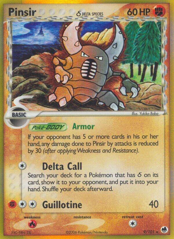 Pinsir (Delta Species) | EX Dragon Frontiers #9/101