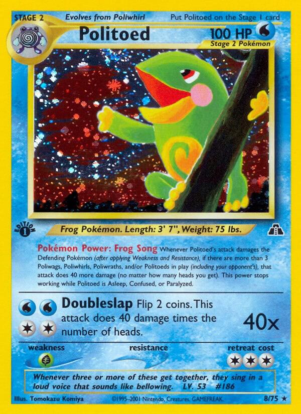 Politoed (8) | Neo Discovery #08/75