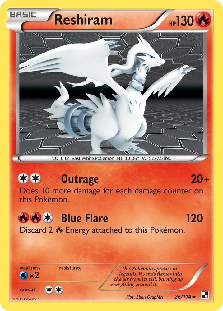 Reshiram | Black and White #26/114