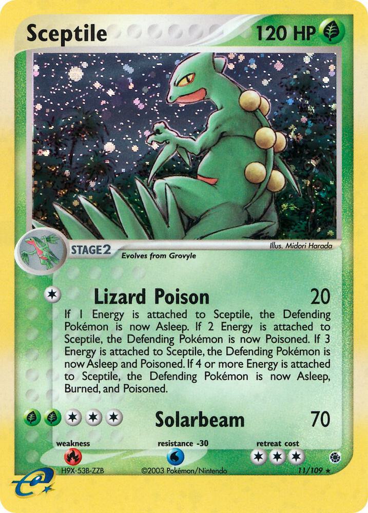Sceptile - 11/109 | Ruby and Sapphire #11/109