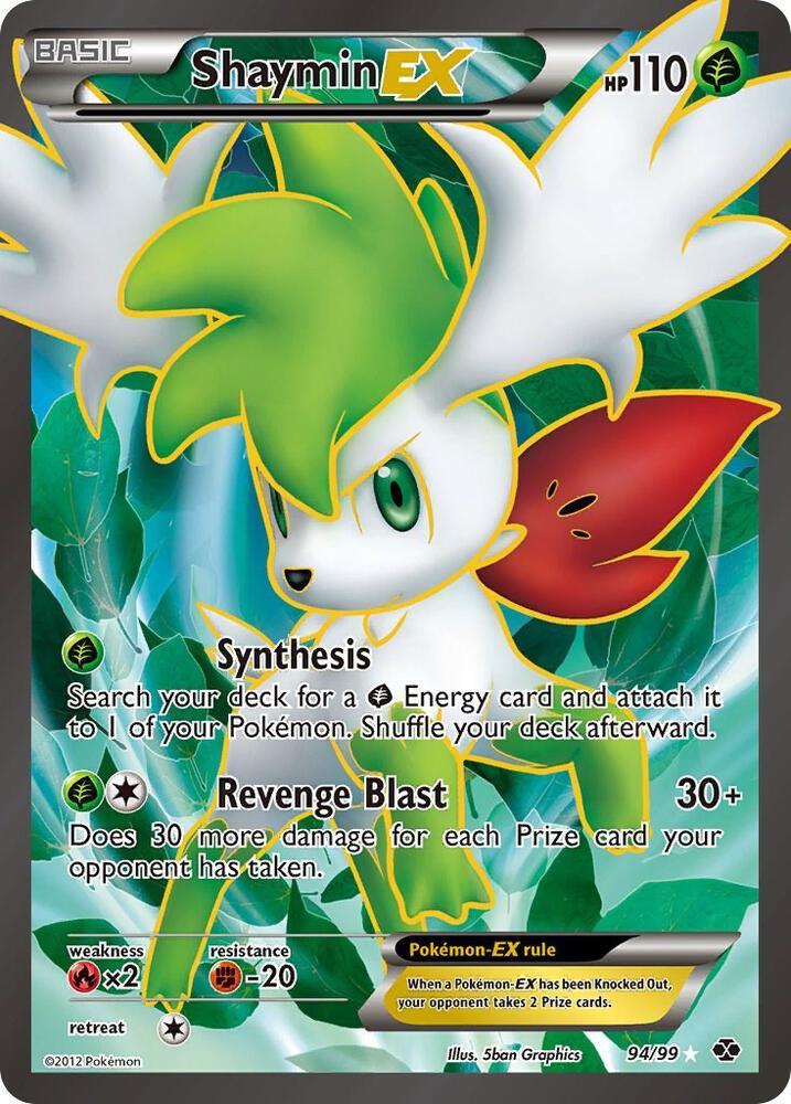 Shaymin EX (94 Full Art) | Next Destinies #94/99