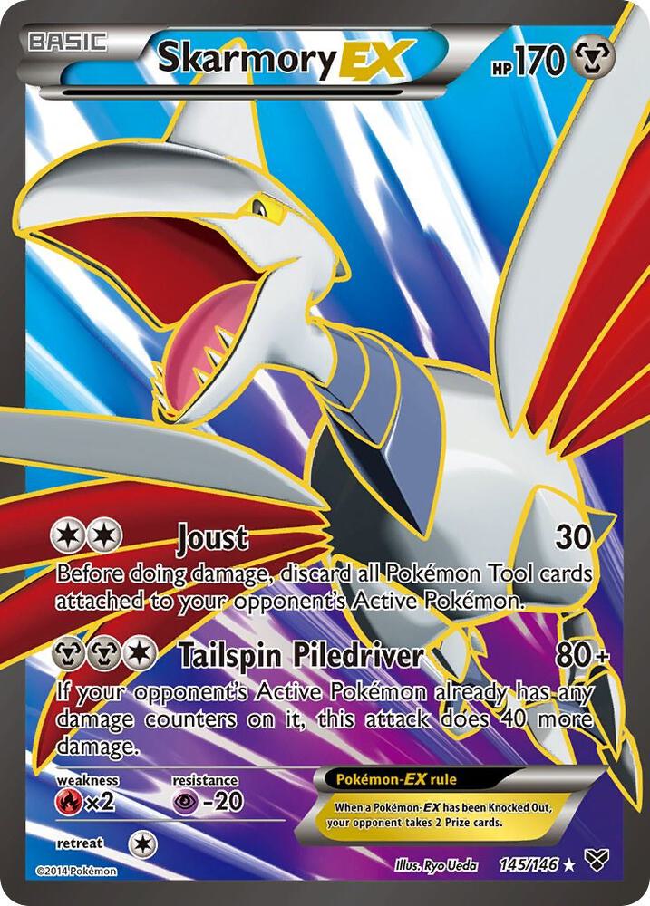 Skarmory EX (145 Full Art) | XY Base Set #145/146