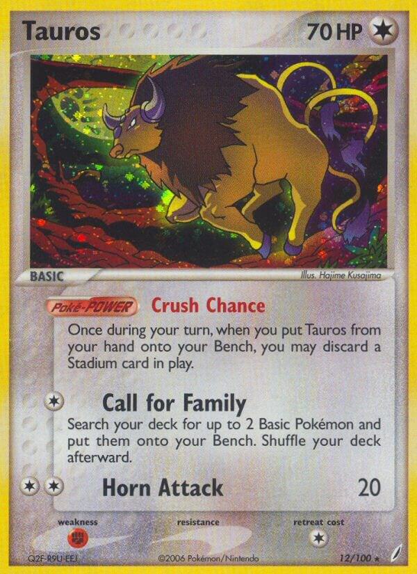 Tauros | EX Crystal Guardians #12/100