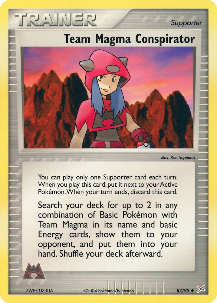 Team Magma Conspirator | EX Team Magma vs Team Aqua #82/95