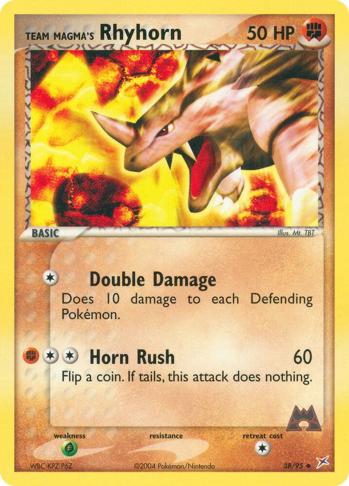 Team Magma's Rhyhorn - 38/95 | EX Team Magma vs Team Aqua #38/95