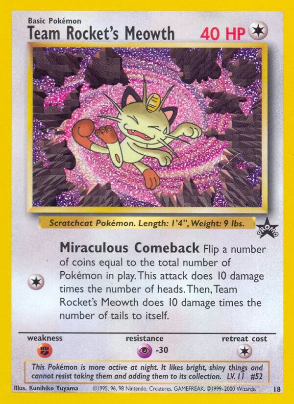 Team Rocket's Meowth | WoTC Promo #18/53