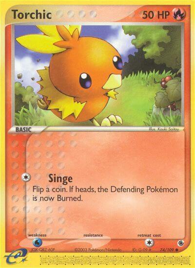 Torchic - 74/109 | EX Ruby and Sapphire #74/109