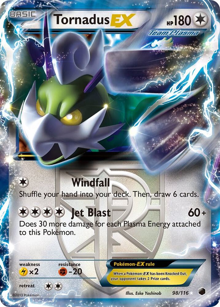 Tornadus EX (Team Plasma) | Plasma Freeze #98/116