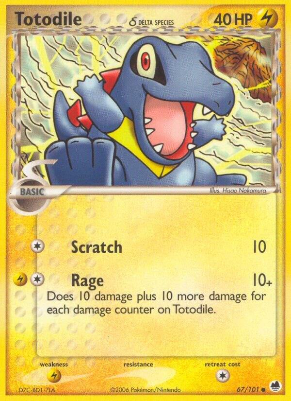 Totodile (Delta Species) | EX Dragon Frontiers #67/101