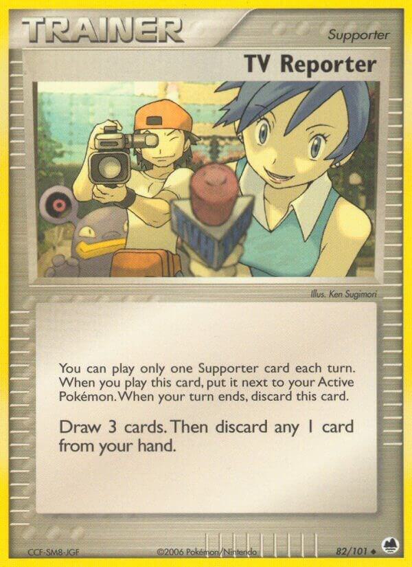 TV Reporter | EX Dragon Frontiers #82/101