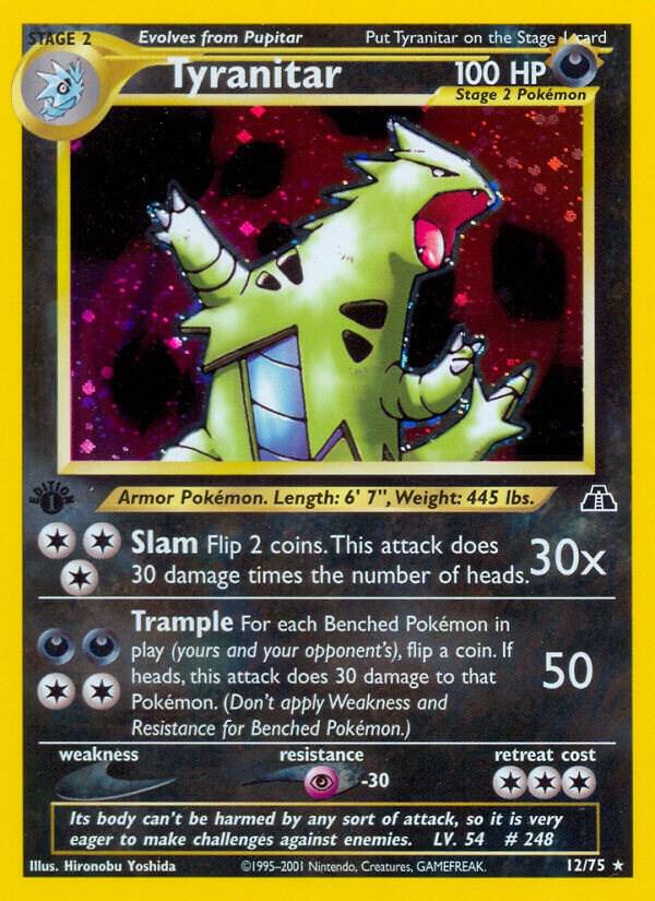 Tyranitar (12) | Neo Discovery #12/75