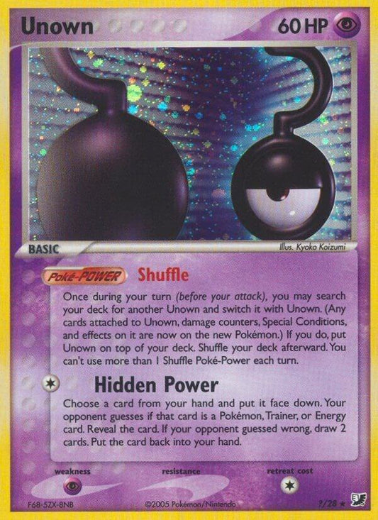 Unown (?) | Unseen Forces #?/28