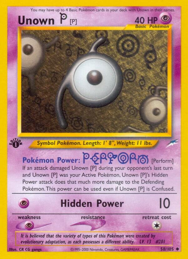 Unown [P] | Neo Destiny #058/105