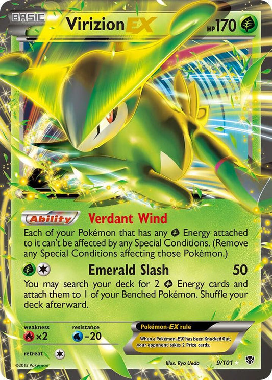 Virizion EX | Plasma Blast #9/101