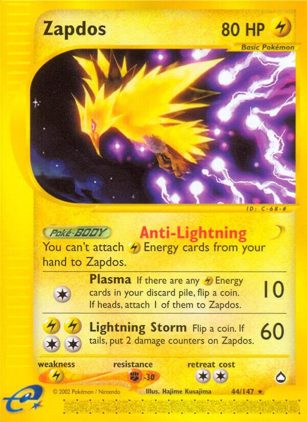 Zapdos | Aquapolis #044/147