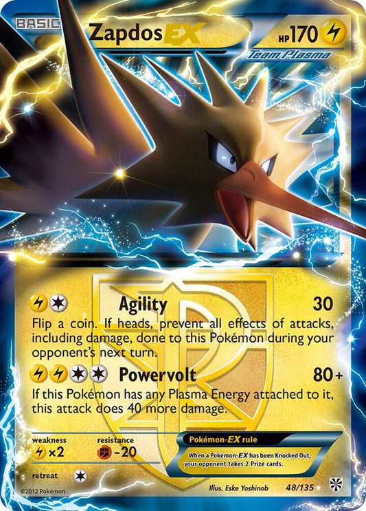 Zapdos EX (Team Plasma) | Plasma Storm #48/135