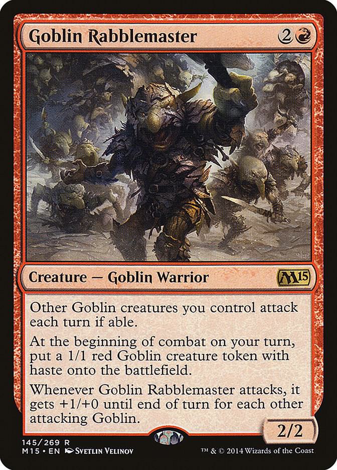 Goblin Rabblemaster | Magic 2015 (M15) #145